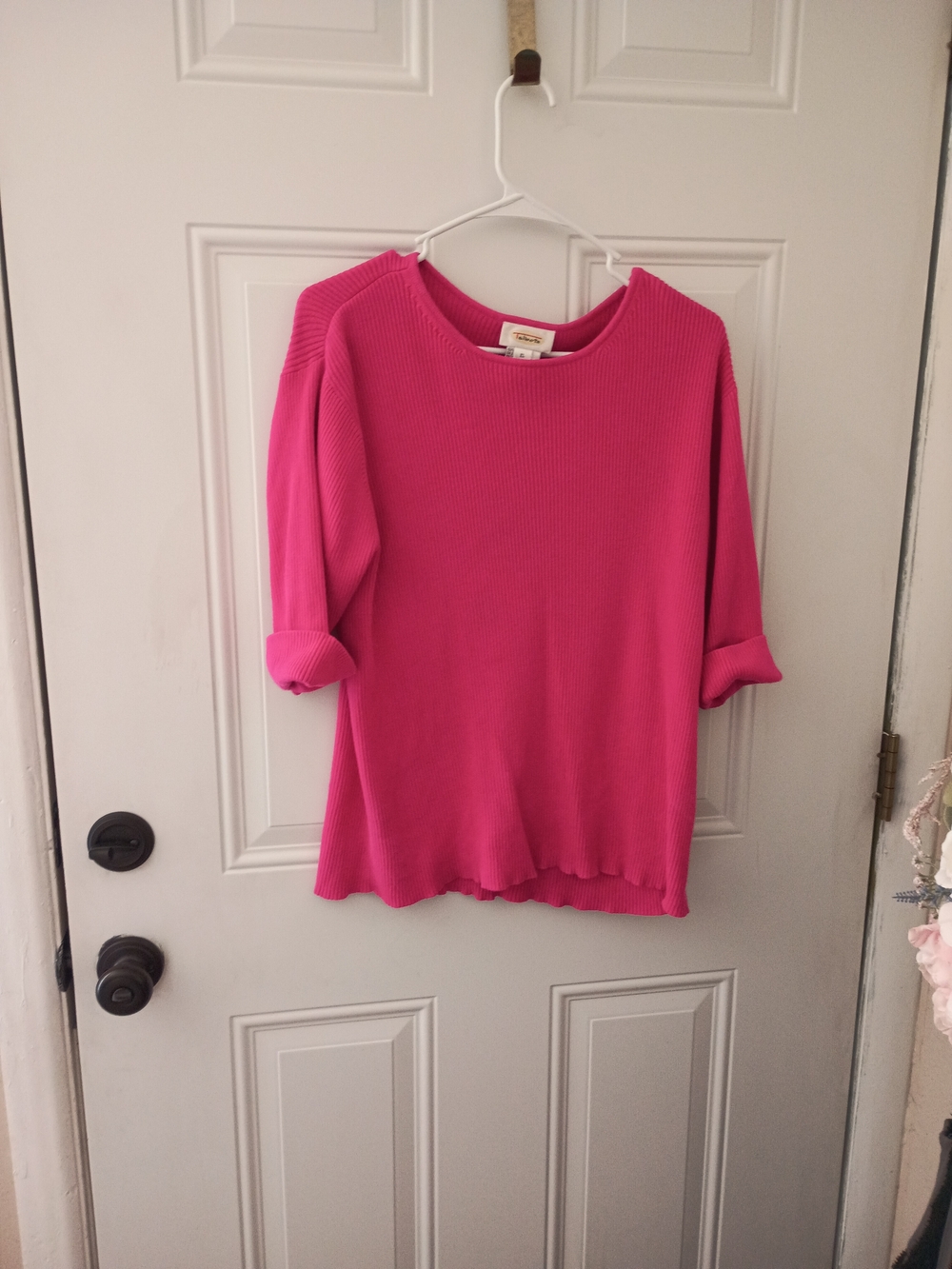 Talbots Hot Pink Crewneck Sweater